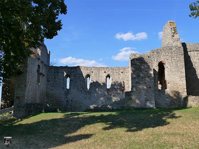 Die Burgkapelle hat sich größtenteils erhalten. 
