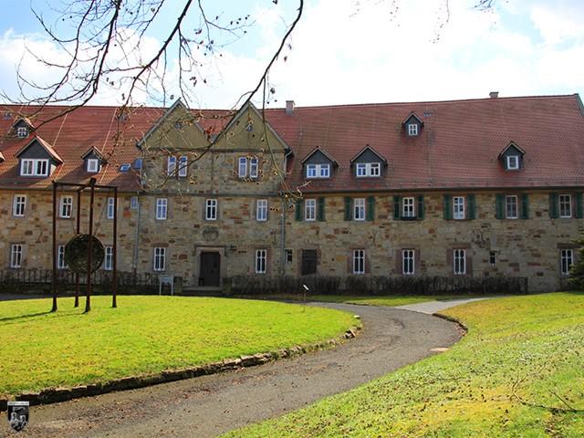 Burg Wolfhagen - Die Kernburg wird durch den mächtigen Landgrafenbau dominiert. 